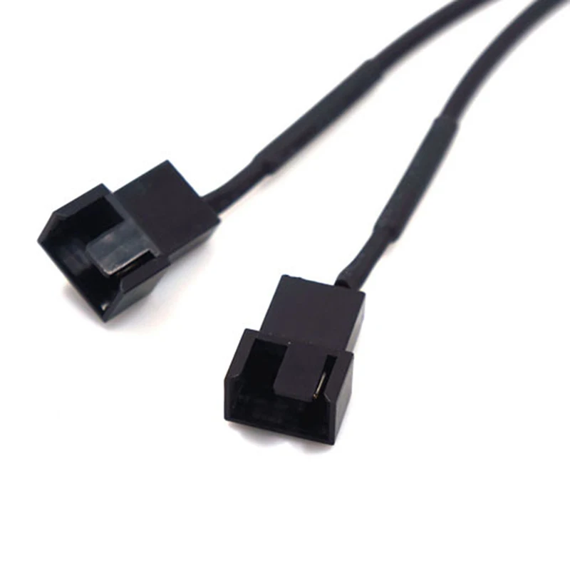 2 way 4 Pin Компьютер PC Вентилятор Мощность Кабельный разъем адаптера 5V Световой