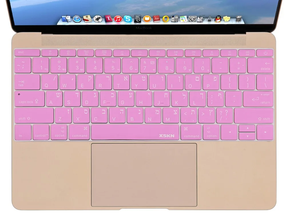 新 Macbook 12 インチピンク色ヘブライ語ソフトシリコンキーボードカバースキン 超薄型 Macbook Air は 12 Keyboard Cover Skin Silicone Keyboard Coverkeyboard Cover Aliexpress