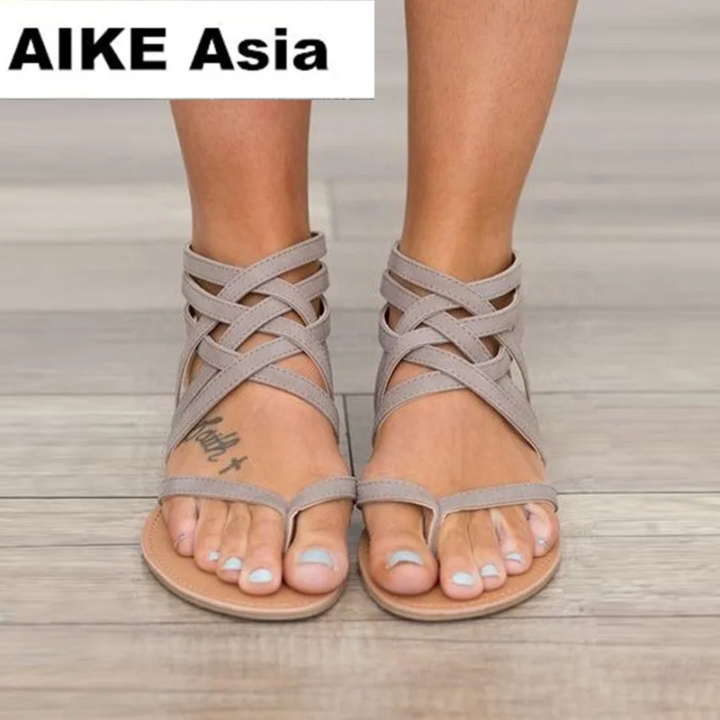 

2018 newest hot Summer Women Sandals Sweet Style Flip Flops Elastic Band Casual Flats Shoes Woman Size 34-43 Woven