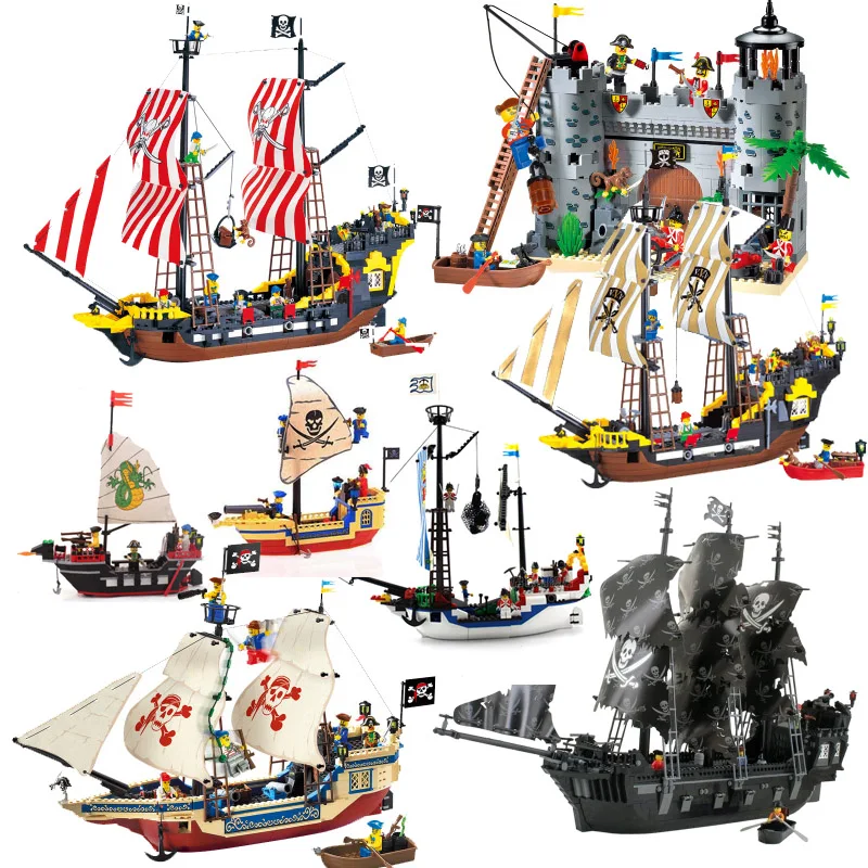 НОВЫЕ Пираты Карибы Bounty пиратский корабль, обучающая модель, строительные блоки, кирпичные игрушки, рождественский подарок, игрушки для детей