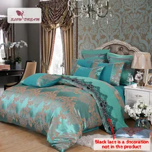 SlowDream Luxury Bedding Set Euro Style Green Bedspread Double Duvet Cover Set Queen King Size Bed Linen Set Bed Flat Sheet Set SlowDream Luxury Bedding Set Euro Style Green Bedspread Double Duvet Cover Set Queen King Size Bed Linen Set Bed Flat Sheet Set