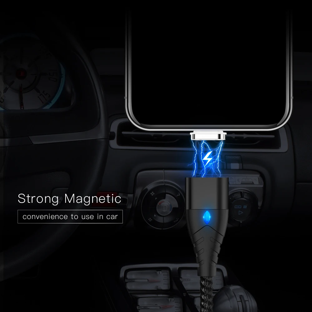 3а Магнитный USB кабель 8Pin для iPhone Тип C магнит зарядное устройство данных Быстрая зарядка микро USB кабель для samsung Xiaomi