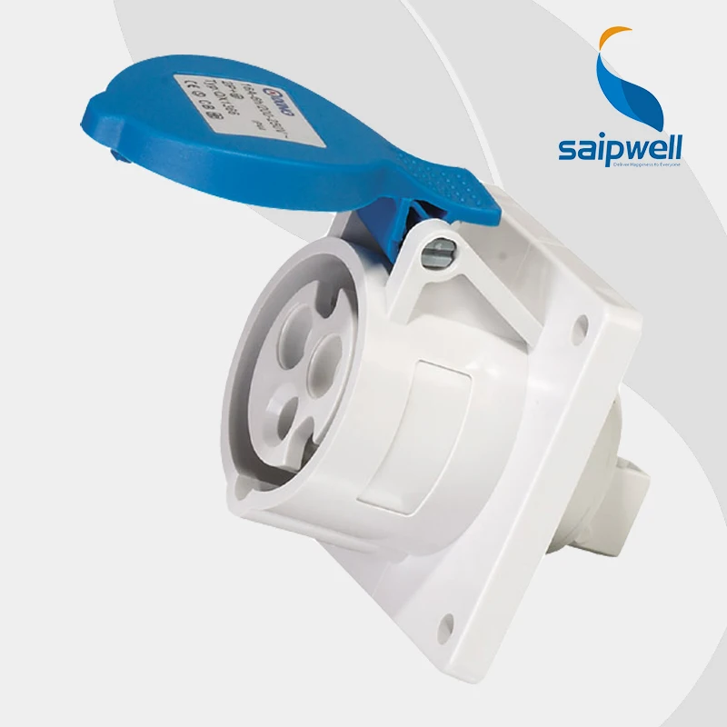

Wholesale Saipwell SP1366 3P 16A 230V electrical female socket adaptor mold generator socket plug Construction Chemical Airport