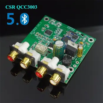 

CSR QCC3003 Bluetooth 5.0 Audio Receiver Board with DAC Decoding Analog IN/OUT