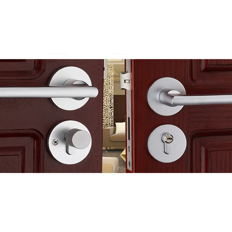 Simple Europe Style Decoration Space Aluminum Interior Door Room