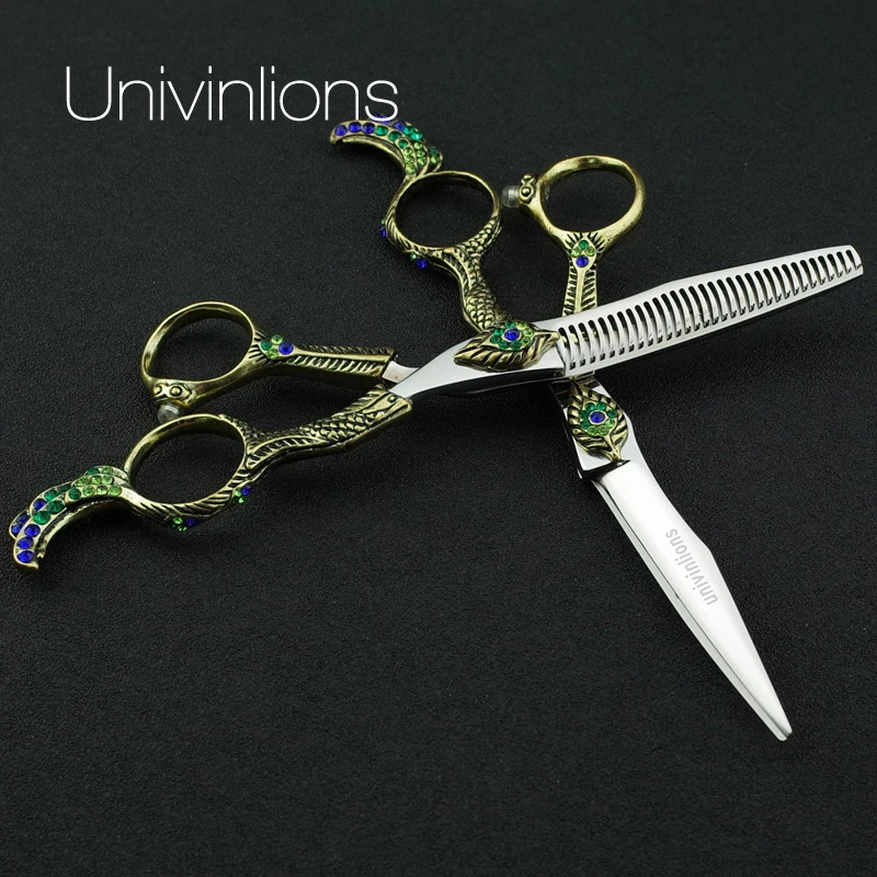 univinlions 6" 2019 new japanese hair scissors hairdressing barber