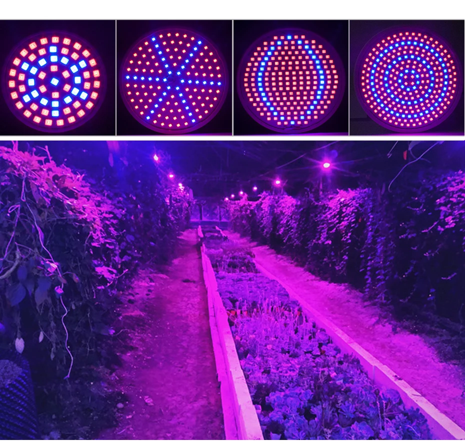 Выращивание лампы Фито лампы 220 В E27 2835 SMD Led завода светать держатель Клип Led Grow цветок цвести роста освещение