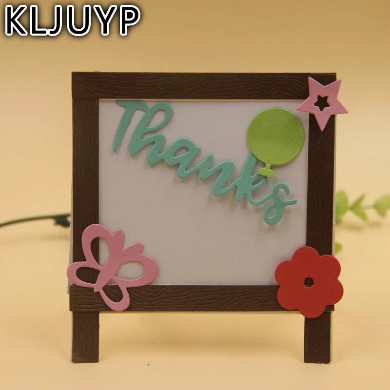 

KLJUYP DIY Photo Frame metal die cutting dies scrapbooking embossing folder suit for cutting machine