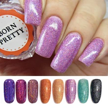 1 коробка голографическая красочная блестящая Лазерная пудра для ногтей ультратонкая Пыль для маникюра блестящая пудра для ногтей