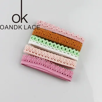 

5 yads Apparel Sewing Fabric DIY Trim Cotton Crocheted Lace Fabric Wedding Decration Handmade Accessories Craft