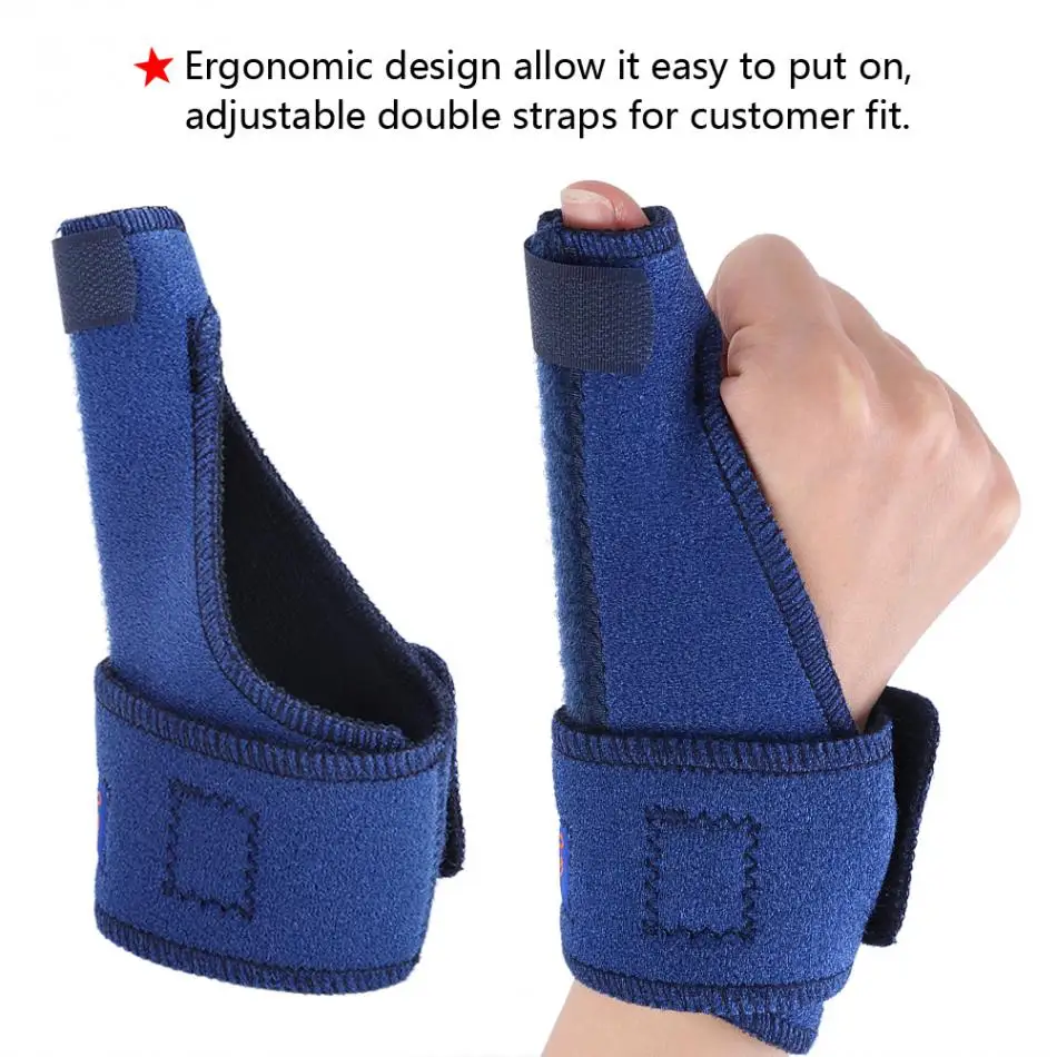 Adjustable Medical Thumb Splint Fracture Finger Splint Hand Support Recovery Brace Protector Injury Aid Stabilizer Guard Tool a