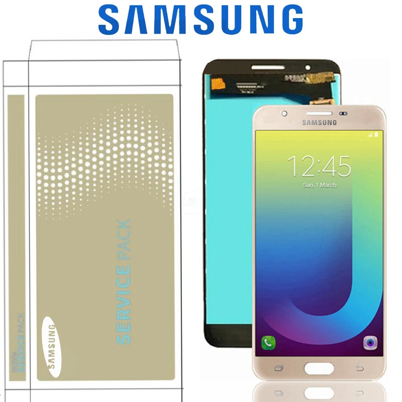 Оригинальный Super AMOLED ЖК-дисплей 5 дюйма для SAMSUNG Galaxy On7 J7 Prime сменный сенсорный