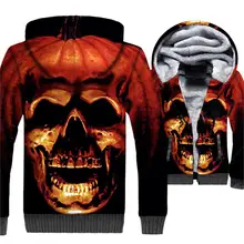 Halloween Jacket Pumpkin Hoodie Men Spoof Funny Sweatshirt Winter Thick Fleece Warm Zip up 3D Print Coat Swag Hip Hop Sweetwear Halloween Jacket Pumpkin Hoodie Men Spoof Funny Sweatshirt Winter Thick Fleece Warm Zip up 3D Print Coat Swag Hip Hop Sweetwear