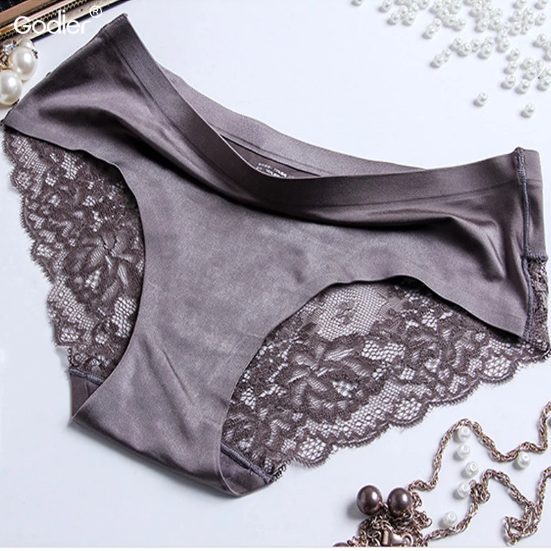 5 шт. женские кружевные бесшовные хлопковые трусы Размеры M L XL|briefs ladies|woman panties