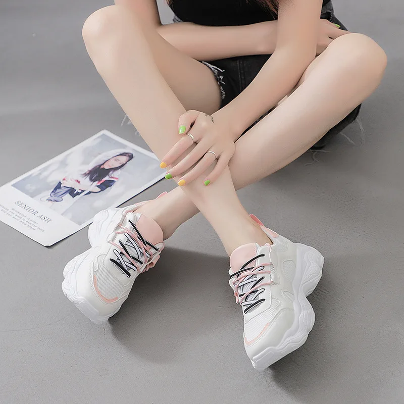 Woman 2019 Network Noodles Ventilation Shoe Woman Increase Leisure Time Small White Shoes Woman Tide Zapatos De Mujer Sneakers Woman 2019 Network Noodles Ventilation Shoe Woman Increase Leisure Time Small White Shoes Woman Tide Zapatos De Mujer Sneakers