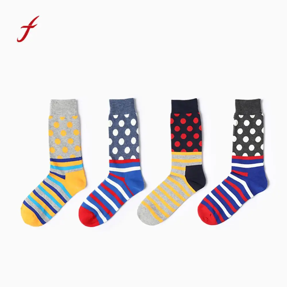 Feitong Quality Fashion Man Women Warm 1 Pair Breathable Dot Stripe ...