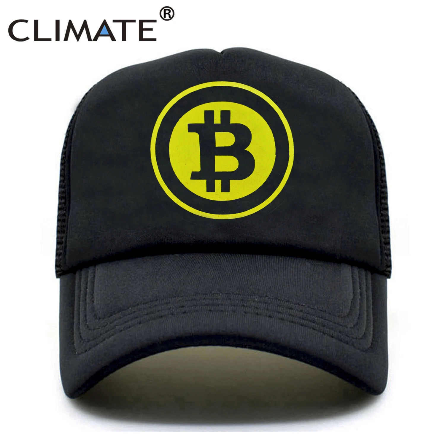 Климат Новый FunnyCoin Кепка Дальнобойщика шляпа мужчины женщины бит блокчейн