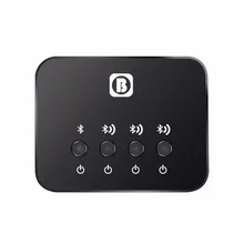 Triple link Bluetooth 4.0 stereo 3.5mm home tv Audio RCA Transmitter Receiver Wireless music Adapter sharing laucher device