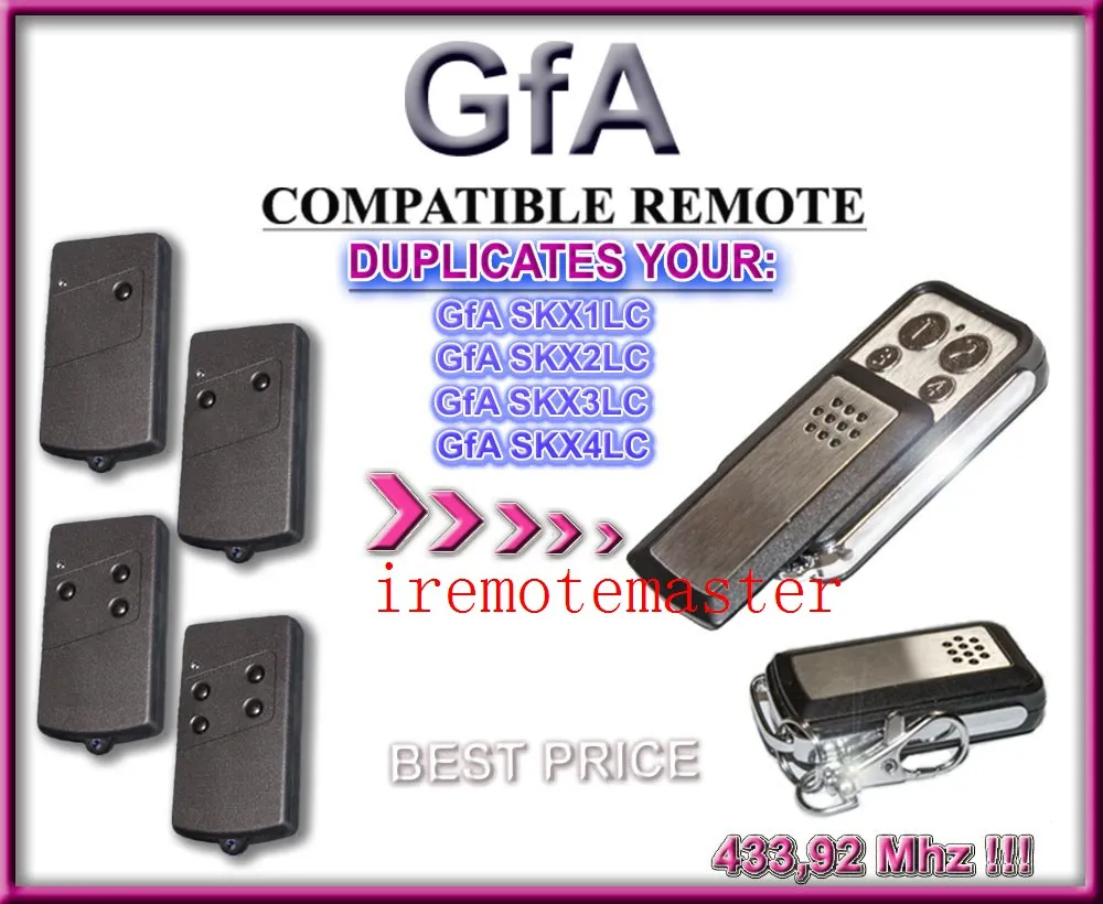 

2 pieces/lot ! For GFA skx1lc, skx2lc, skx3lc, skx4lc replacement remote control top quality