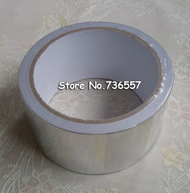 50mm Aluminium Foil Adhesive Sealing Duct Tape Heat Resist High