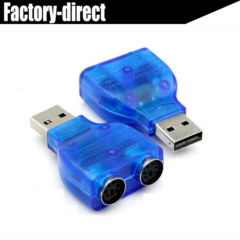Replacement USB mouse keyboard USB male to PS2 female adapter converter