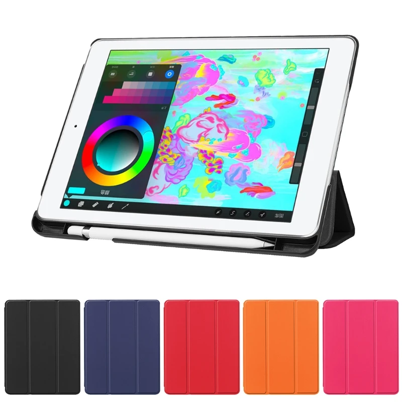 Защитный чехол-подставка для планшета с держателем карандаша для iPad 9," A1893 A1954