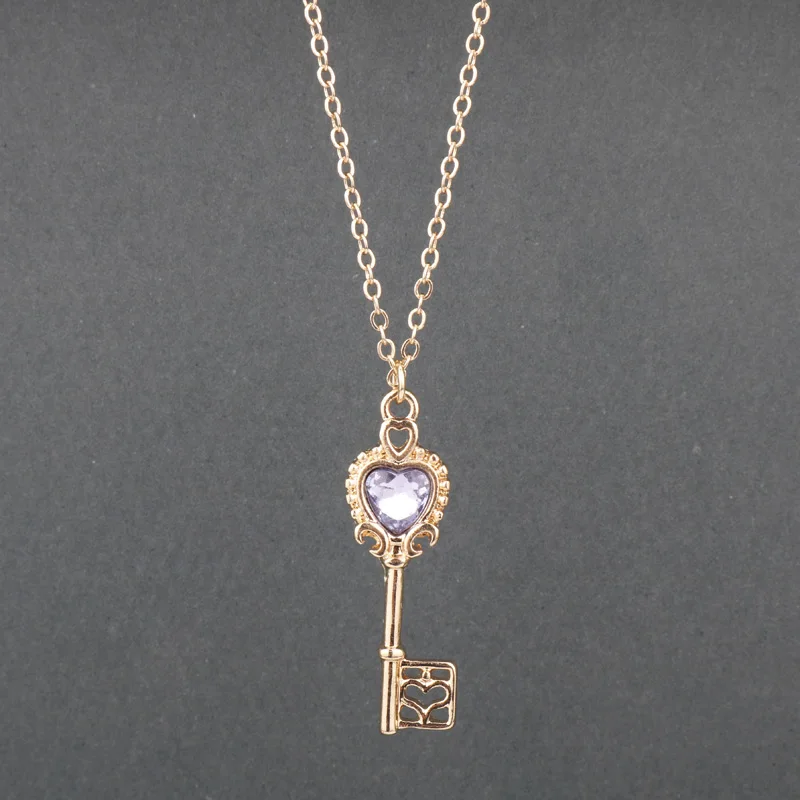 dongsheng 20Style Anime Card Captor Sakura Necklace Silver Star Flowers Cardcaptor Sakura Cosplay Pendant Woman Girl Jewelry -30
