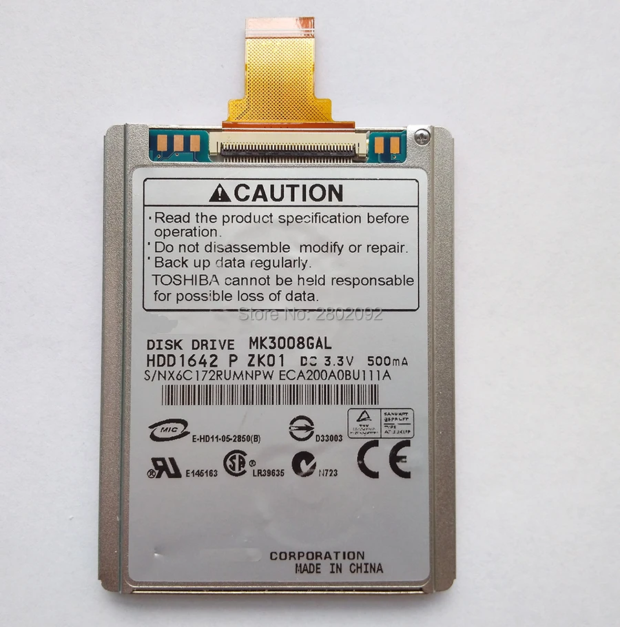 Toshiba MK3008GAL 30GB Hard Drive 100/%Original Apple iPod Video Classic 30GB