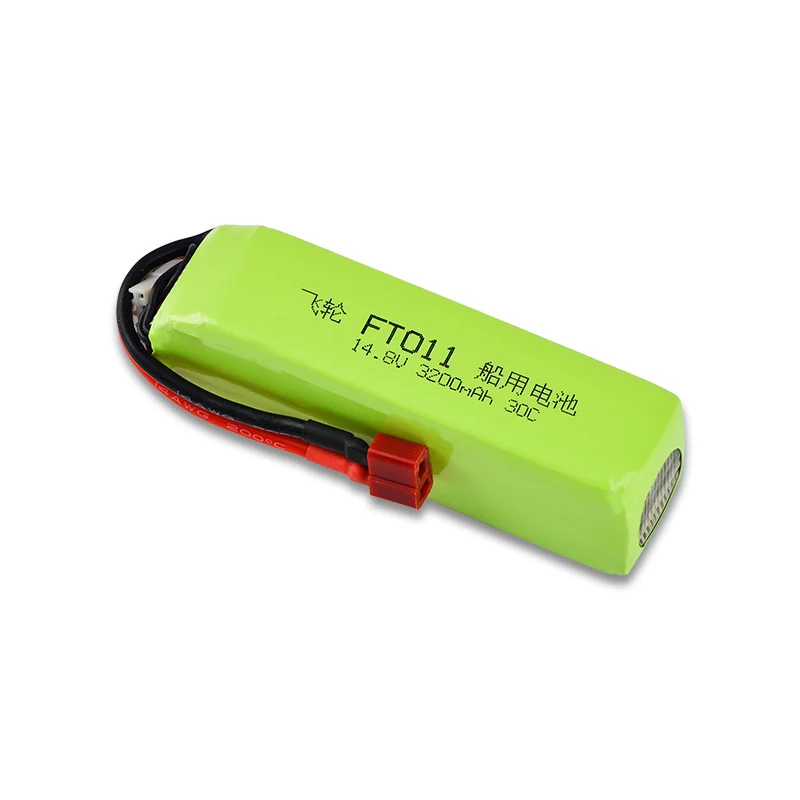 2018 хорошее качество ZDF Lipo 4S 14 8 V 3200mah 30C RC лодка FT010 FT011 батарея с Т-образным разъемом
