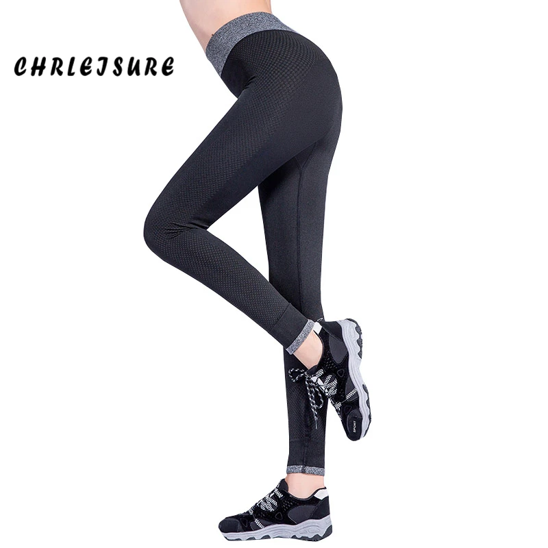 

CHRLEISURE 2Colors Women Casual Pant For Bodybuilding Spandex Clothing Workout Breathable Elastic Mid Waist For Women Pants