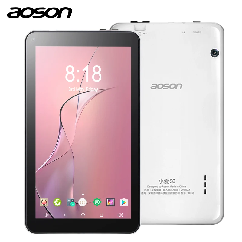 AOSON 7 0 дюймов детский планшет ПК четырехъядерный 3G/4G android телефон звонок 1 Гб + 16 ГБ