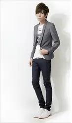 Для мужчин одежда 2018 Весна и Осень Новый корейский вариант slim fit Для мужчин; повседневный комплект Для мужчин пальто 196