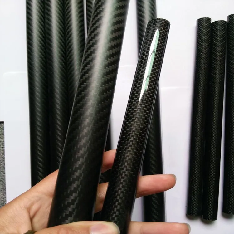 

3K Taffeta Glossy Carbon Fiber Tube 6*5*500mm 6mm Tube for RC Airplane Aerobatics / Kite Rod