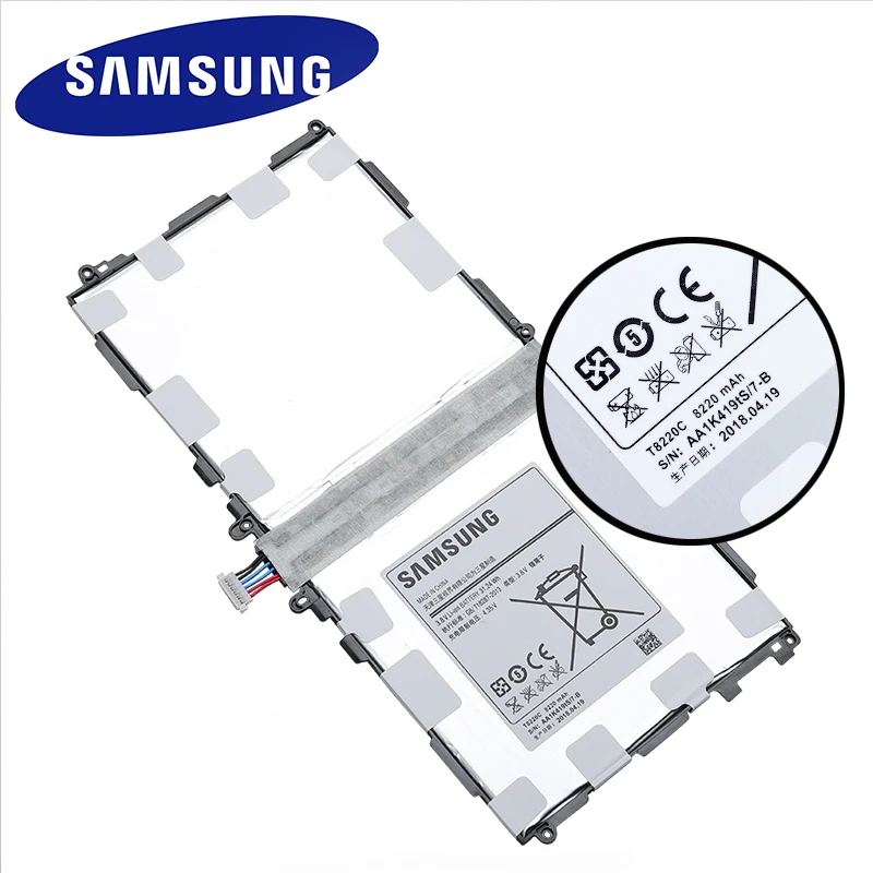 Аккумулятор T8220E T8220C для samsung GALAXY Note 10,1 Tab Pro P600 P601 P605 P607 SM-T520 SM-T525 Аккумуляторы для планшетов 8200 мАч