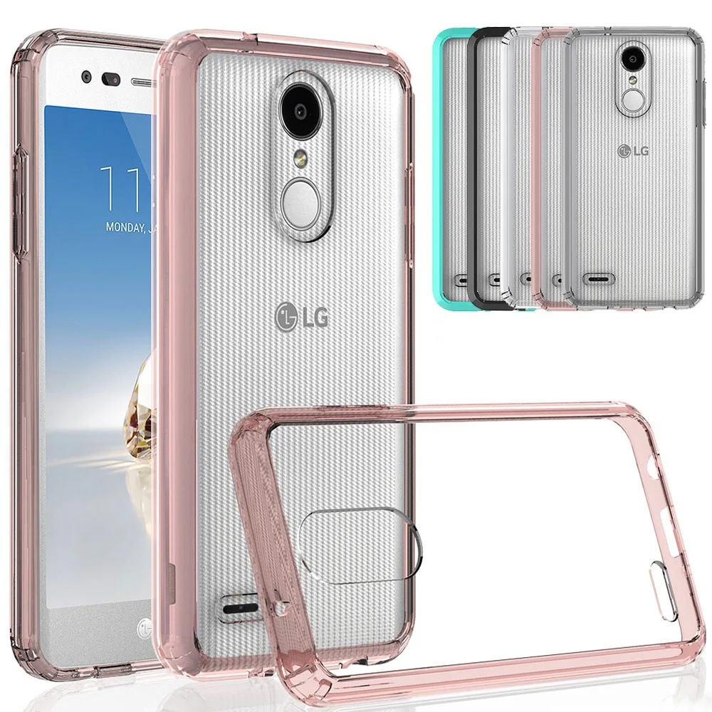 

Ultra Thin TPU Hard Back Clear Case Shockproof Cover For LG Aristo 2 X210MA/Tribute Dynasty/K8 LV3 2018/ Fortune 2/Rebel3/Zone 4