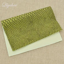 A4 29*21 см многоцветная змеиная текстурированная искусственная ткань из искусственной кожи DIY Дамская одежда декоративная сумочка в стиле пэчворк