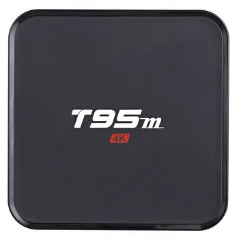 

T95M TV Box Amlogic S905X Quad Core 64Bit Android 7.1 Smart 4K HD Media Player 2GB 8GB Built in 2.4G WiFi