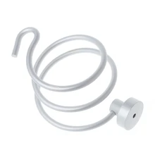 Алюминий Фен стойку Настенный Ванная комната плоский спираль держатель на ножке