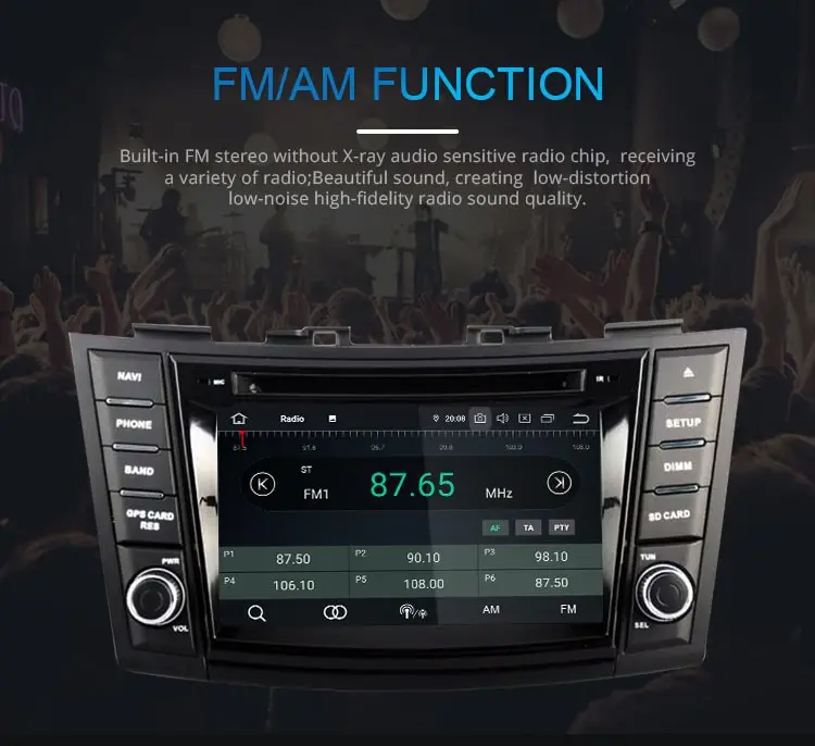 Discount JDASTON 2 DIN Android 9.0 Car DVD Player For SUZUKI SWIFT 2011 2012 2013 2014 2015 Multimedia GPS Radio Stereo 4G+64G Octa Cores 7