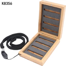K8356 коробка для рыболовных снастей, чехол для хранения крючков, уличная рыболовная приманка, приманка, двухслойная бамбуковая рыболовная приманка, инструмент для хранения