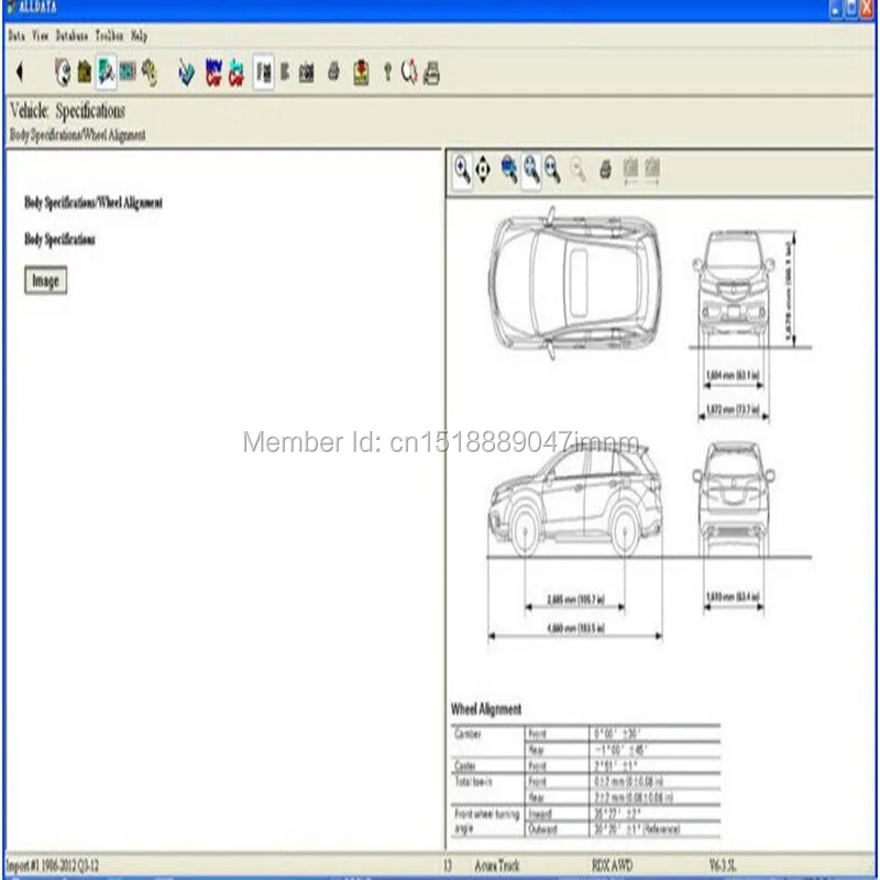 ALldata V10.53 mitchell ondemend ATSG 2012 в 1 ТБ SSD Авто програмное обеспечение данным по установлен хорошо в б/у P-anasonic CF-AX2 I5 Процессор 4G