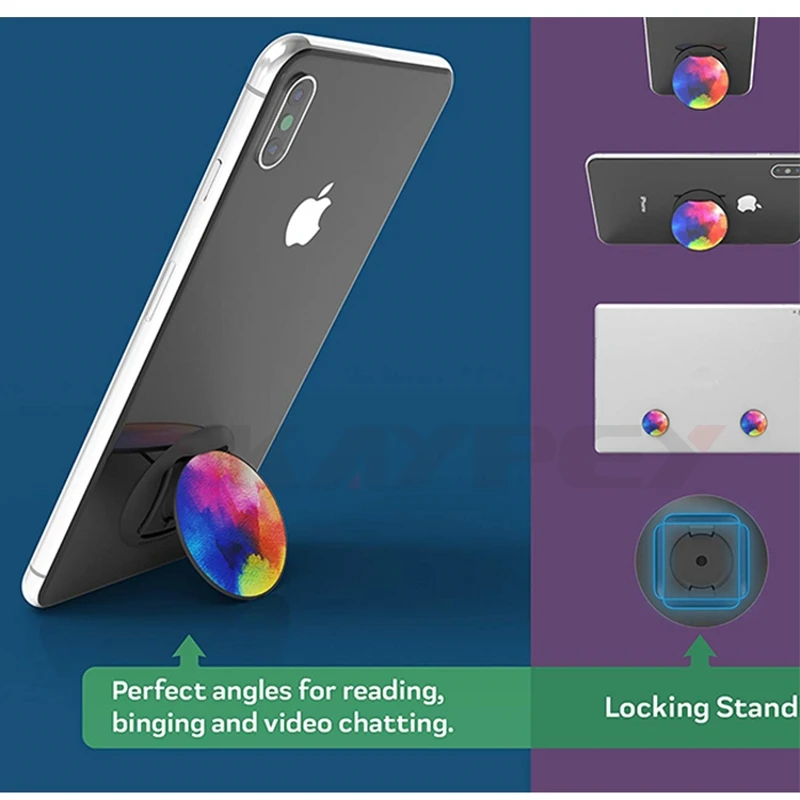 Universal Mobile Phone Holder For iPhone X XR XS Max 8 7 6s Samsung Xiaomi Desktop Stand Phone Mount Finger Ring Holder Universal Mobile Phone Holder For iPhone X XR XS Max 8 7 6s Samsung Xiaomi Desktop Stand Phone Mount Finger Ring Holder