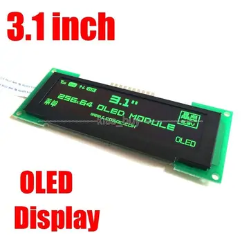 

3.1'' inch OLED LCD Screen 256X64 OLED display module SPI 3.3V Green color