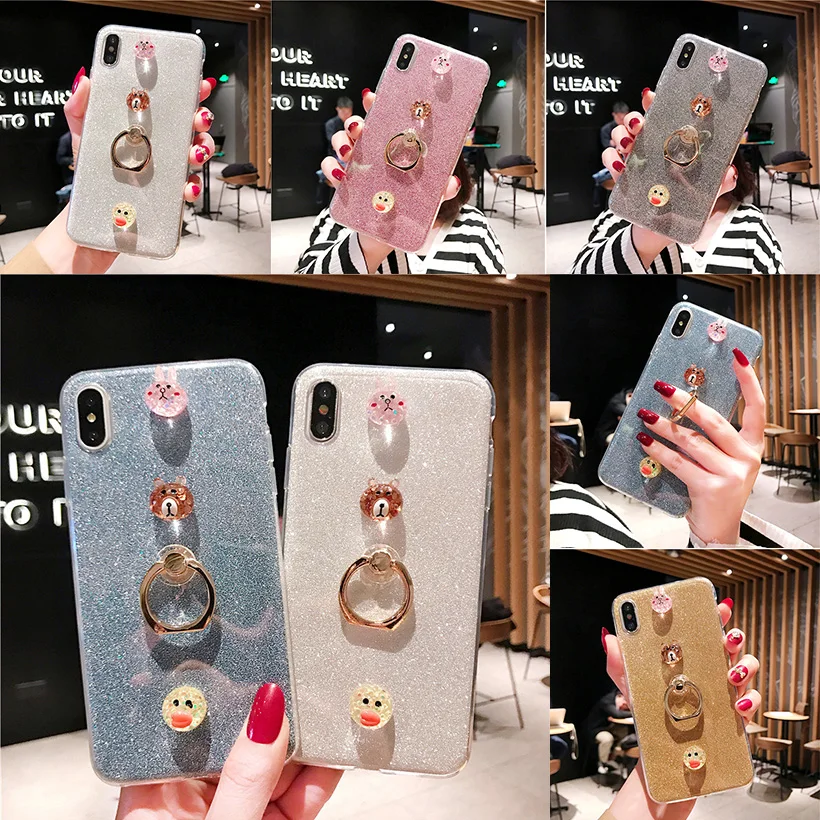

Glitter Case For Htc U11 Life U Ultra Desire 10 12 Plus One M8 X10 X9 M10 M9 Plus E66 830 650 626 526 825 828 816 826 Ring Cover