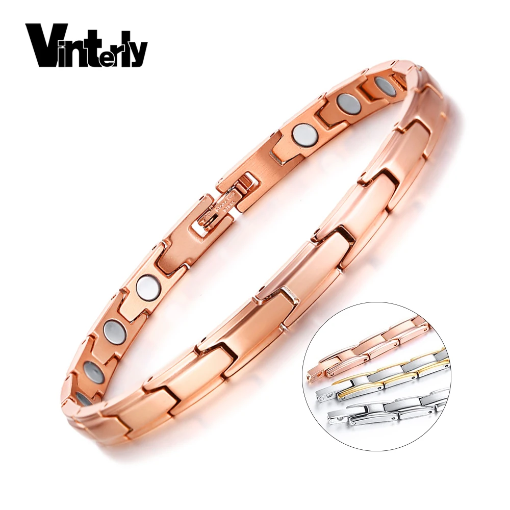 Buy Vinterly Energy Bracelets for Women Rose Gold