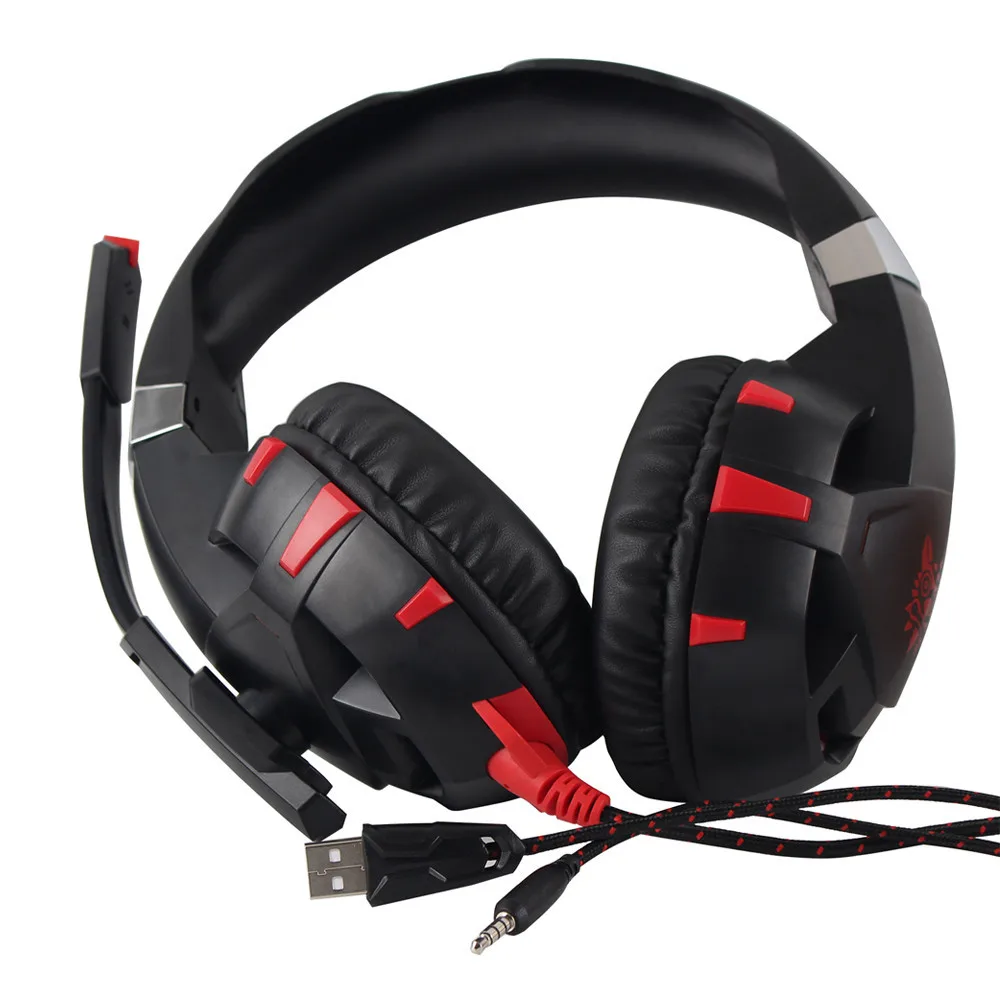 ONIKUMA K2 7.1 Surround Sound USB Gaming Headset Casque Wired PS4Xbox One Headphoes with Microphone Volume Control for Computer (3)