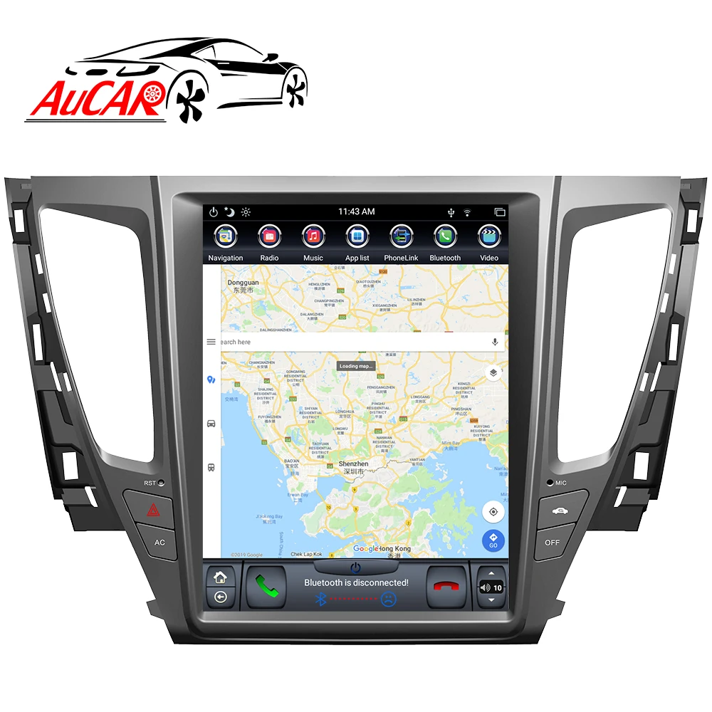 Автомагнитола Tesla 12 1 дюйма Android 9.1din gps DVD для Mitsubishi Pajero Sport 2016 2017 2018 Авторадио