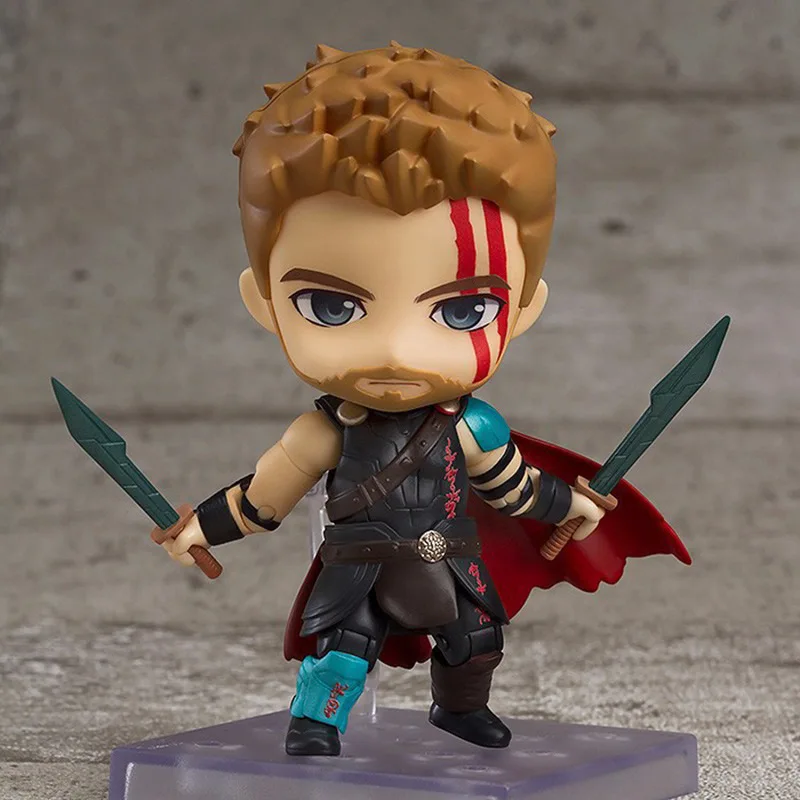 

GSC 863 Thor Ragnarok Marvel Comics Change Face Clay Q Doll PVC Action Toy Figures Anime Figure Collectible Figurines Hot Sale