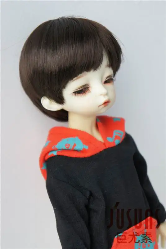 JD341 6-7 дюймов кукольный парик YOSD кукла парики 16-18 см короткие мальчики cut BJD парики кукла 1/6 аксессуары