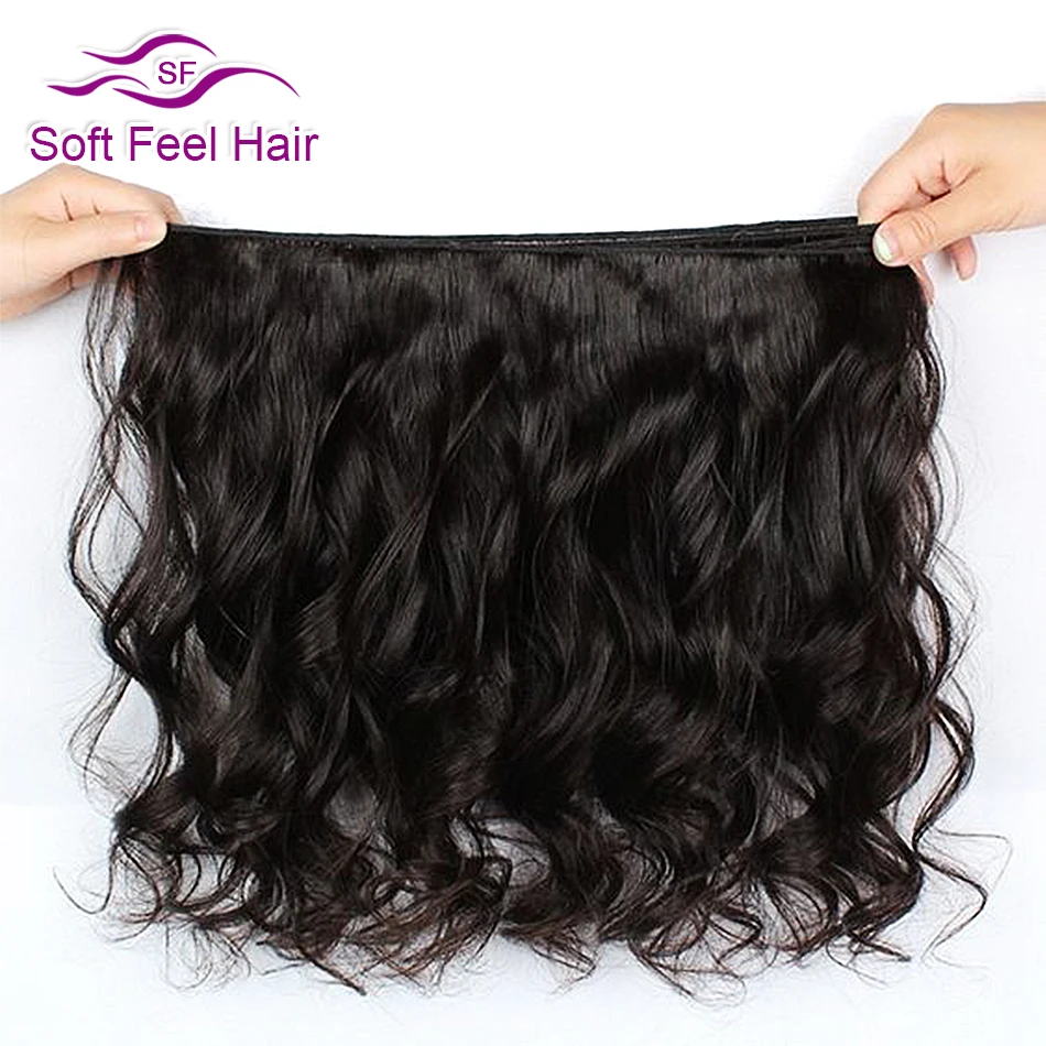 Soft Feel Hair Loose Wave 3/4 Bundles Deal Peruvian Hair Weave Bundles Human Hair Extensions Remy Hair Weave Natural Black Color Soft Feel Hair Loose Wave 3/4 Bundles Deal Peruvian Hair Weave Bundles Human Hair Extensions Remy Hair Weave Natural Black Color